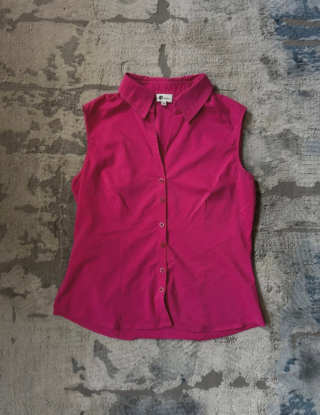 Pink sleeveless shirt