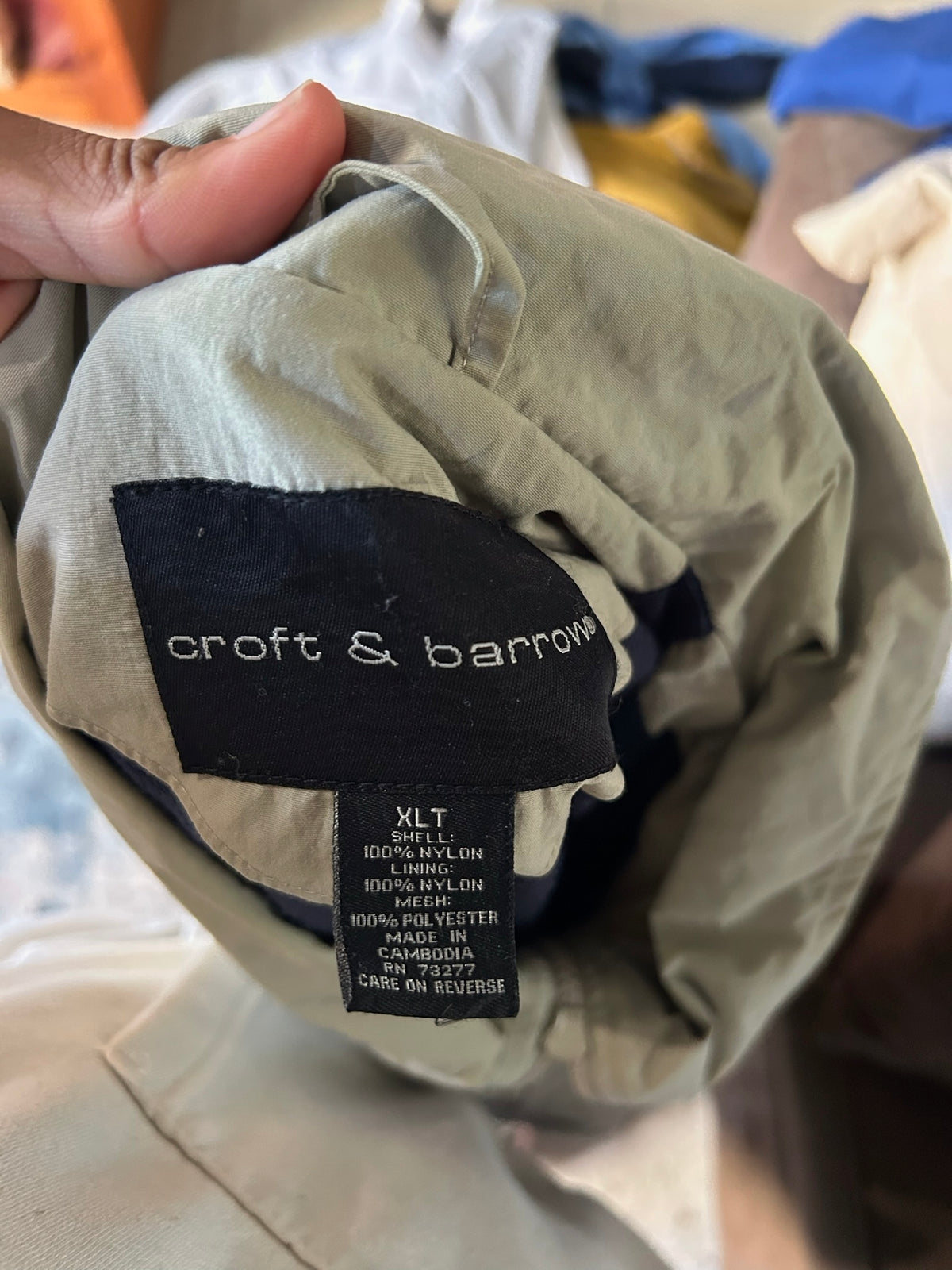 Khaki craft and barrows jacket