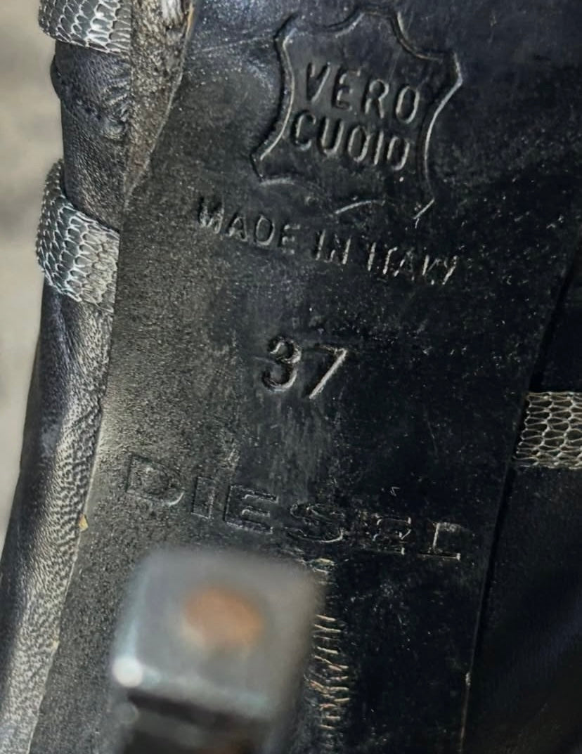 Vintage Diesel boot heel