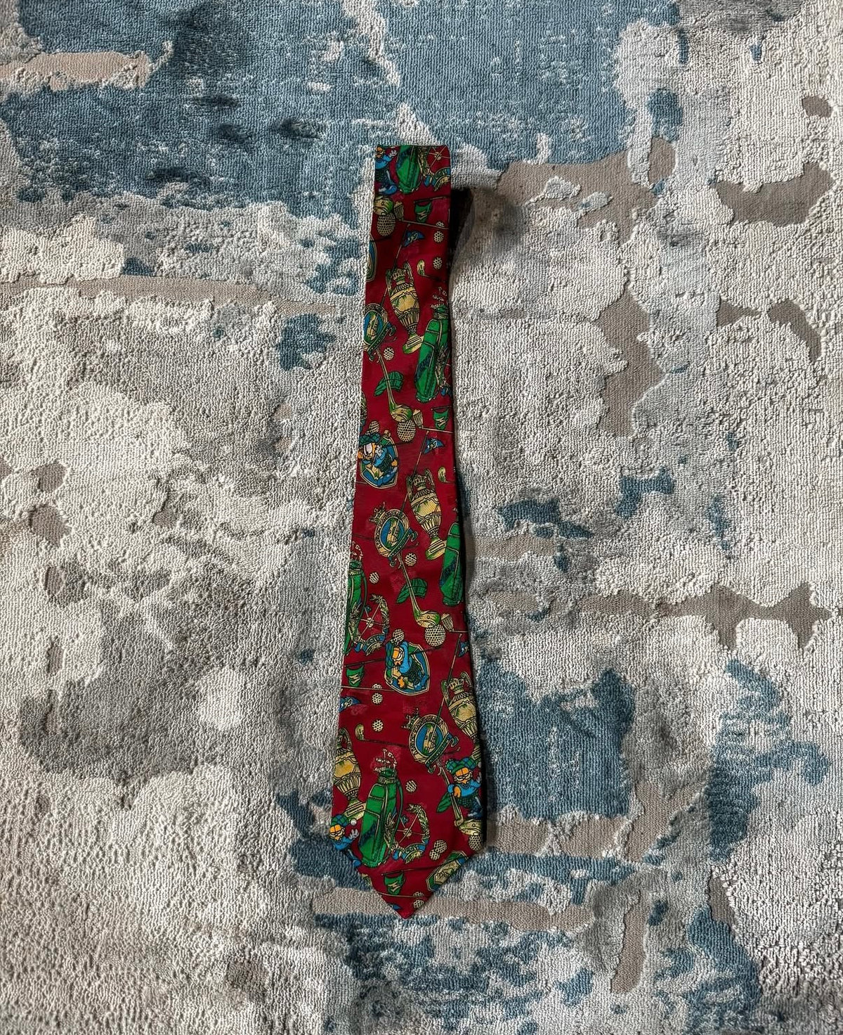 Garfield the golfer tie