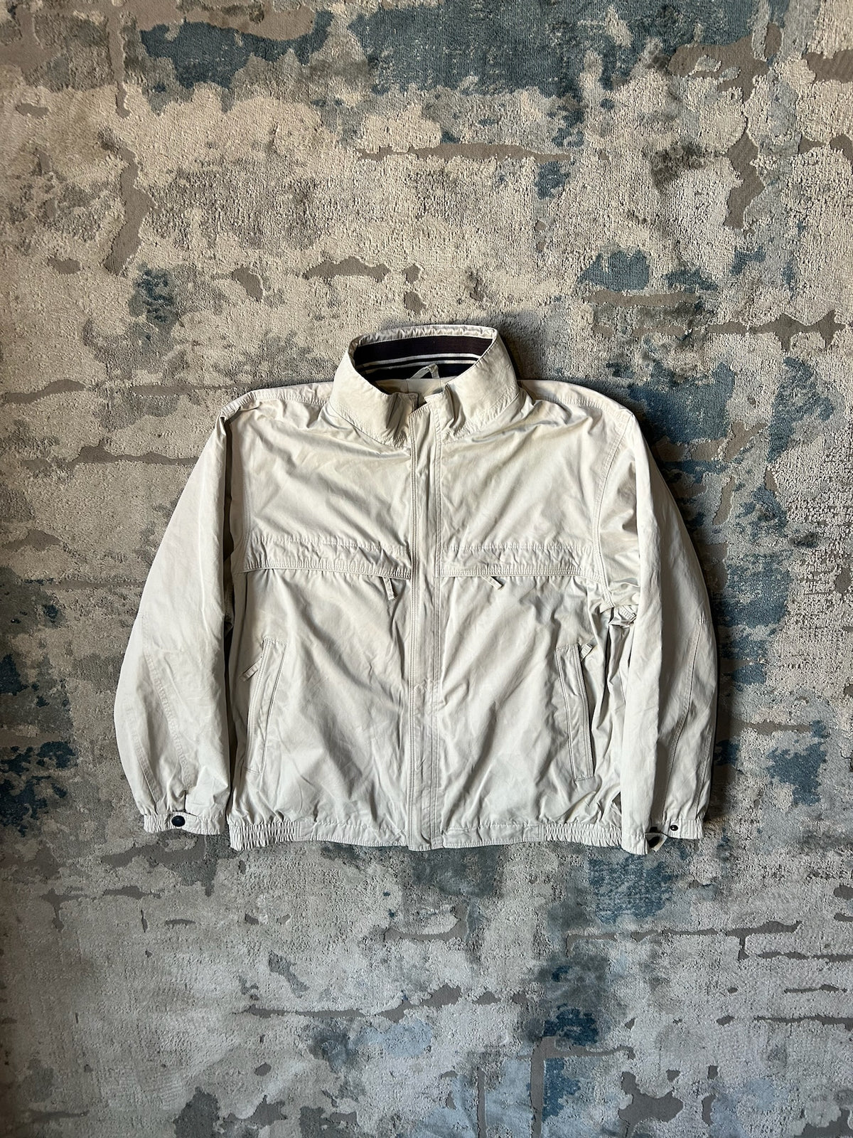 Beige Walbusch windbreaker jacket