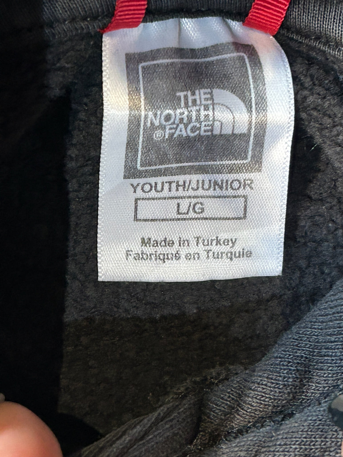 Black north face hoodie
