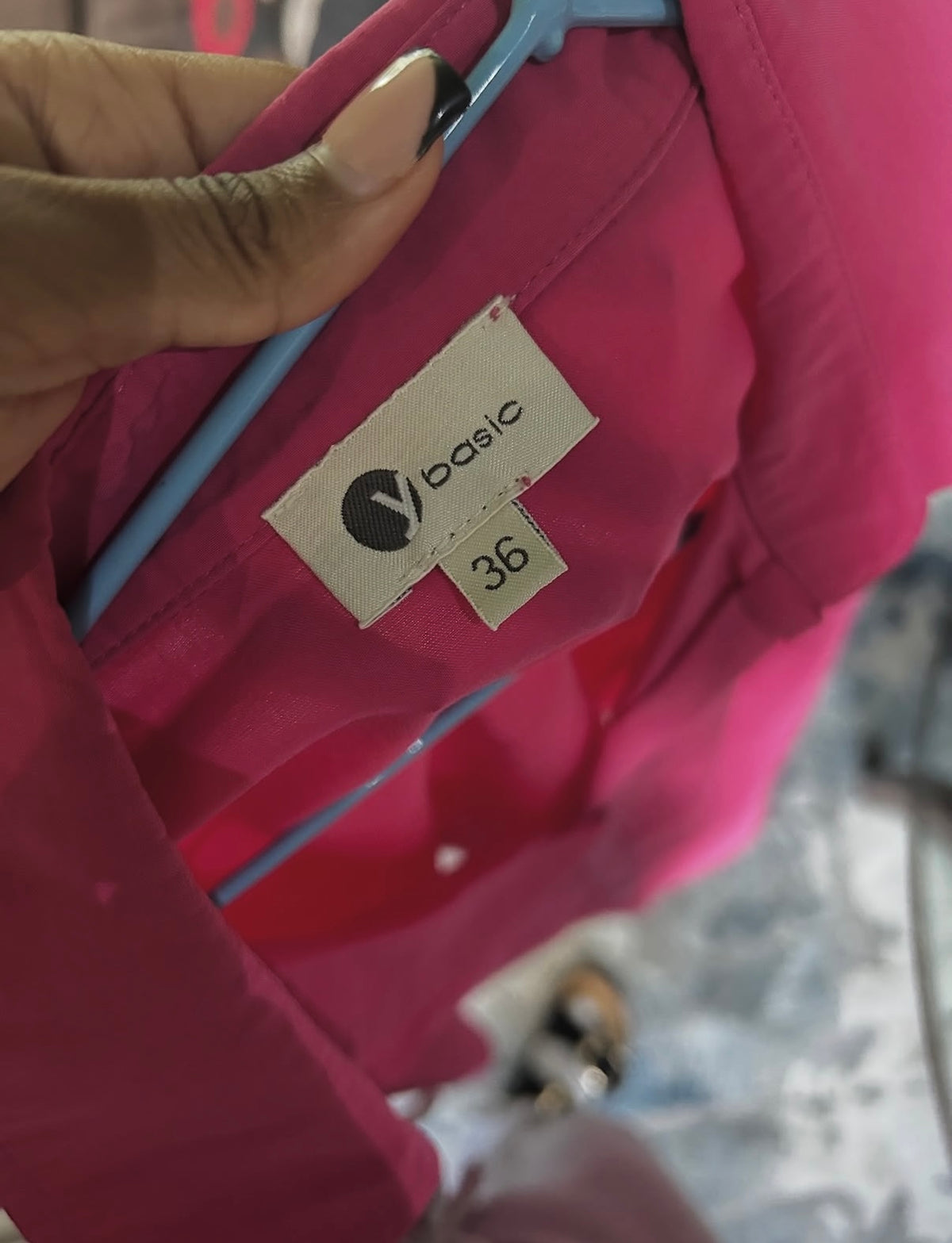 Pink sleeveless shirt