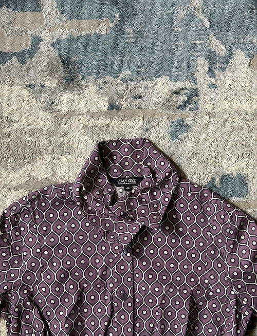 Amy Gee purple shirt / hemp