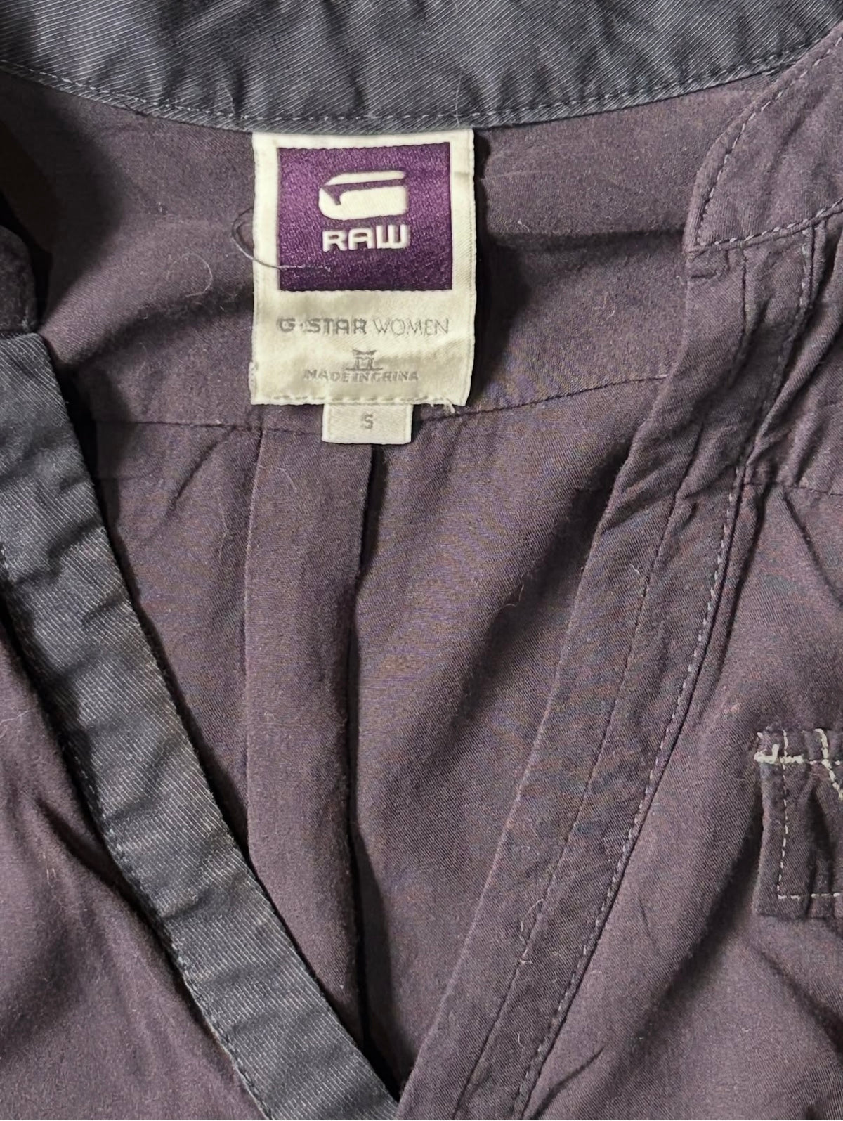 GStar Raw purple blouse