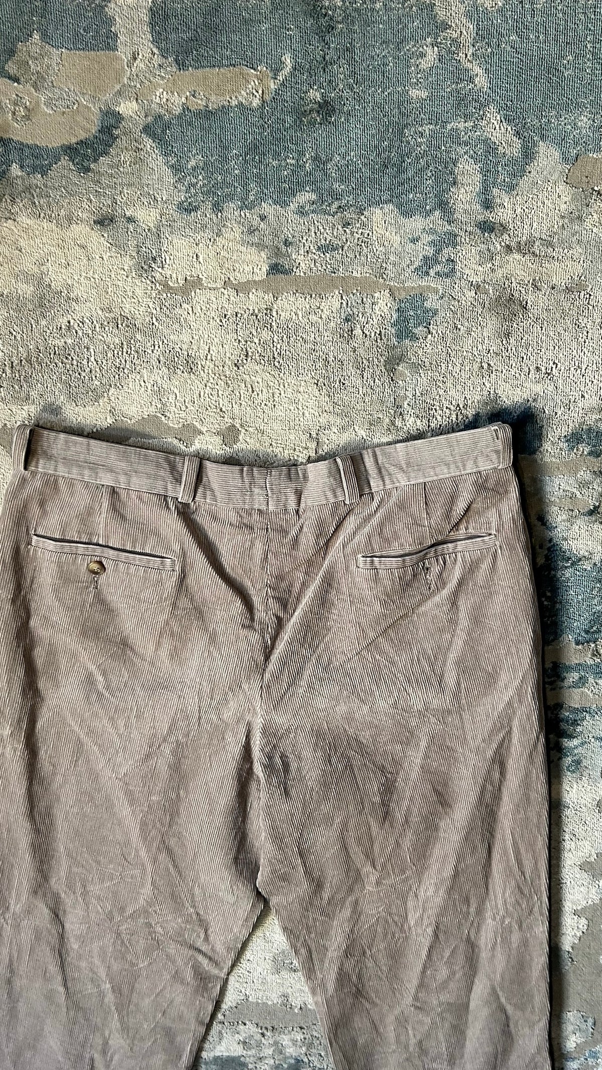 Beige vintage corduroy