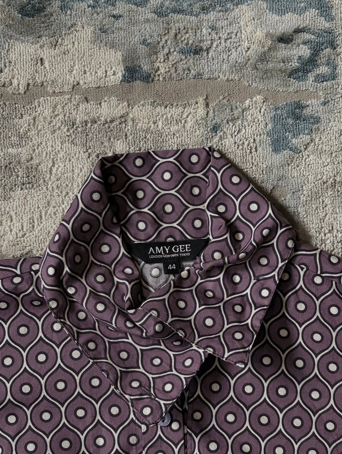 Amy Gee purple shirt / hemp