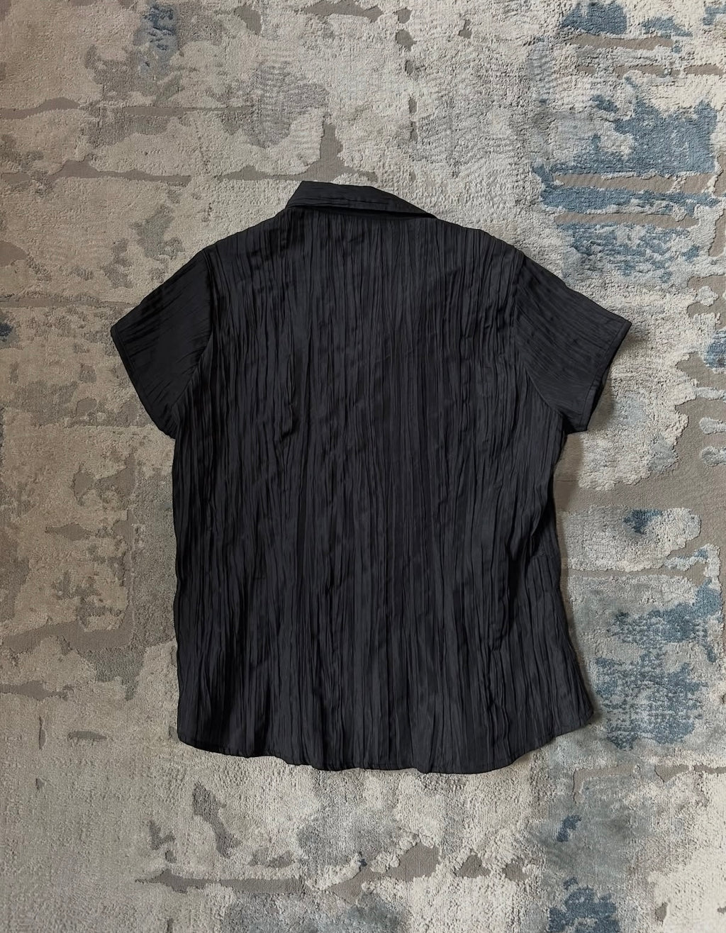 Charcoal rouched shirt / hemp