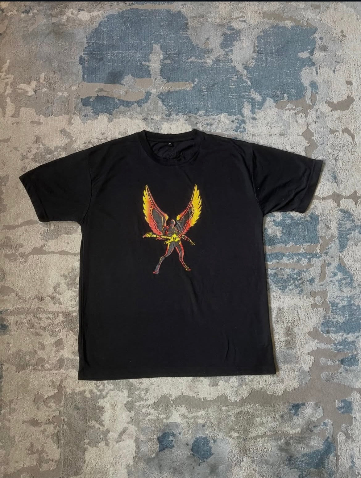Angel wing man graphic t-shirt