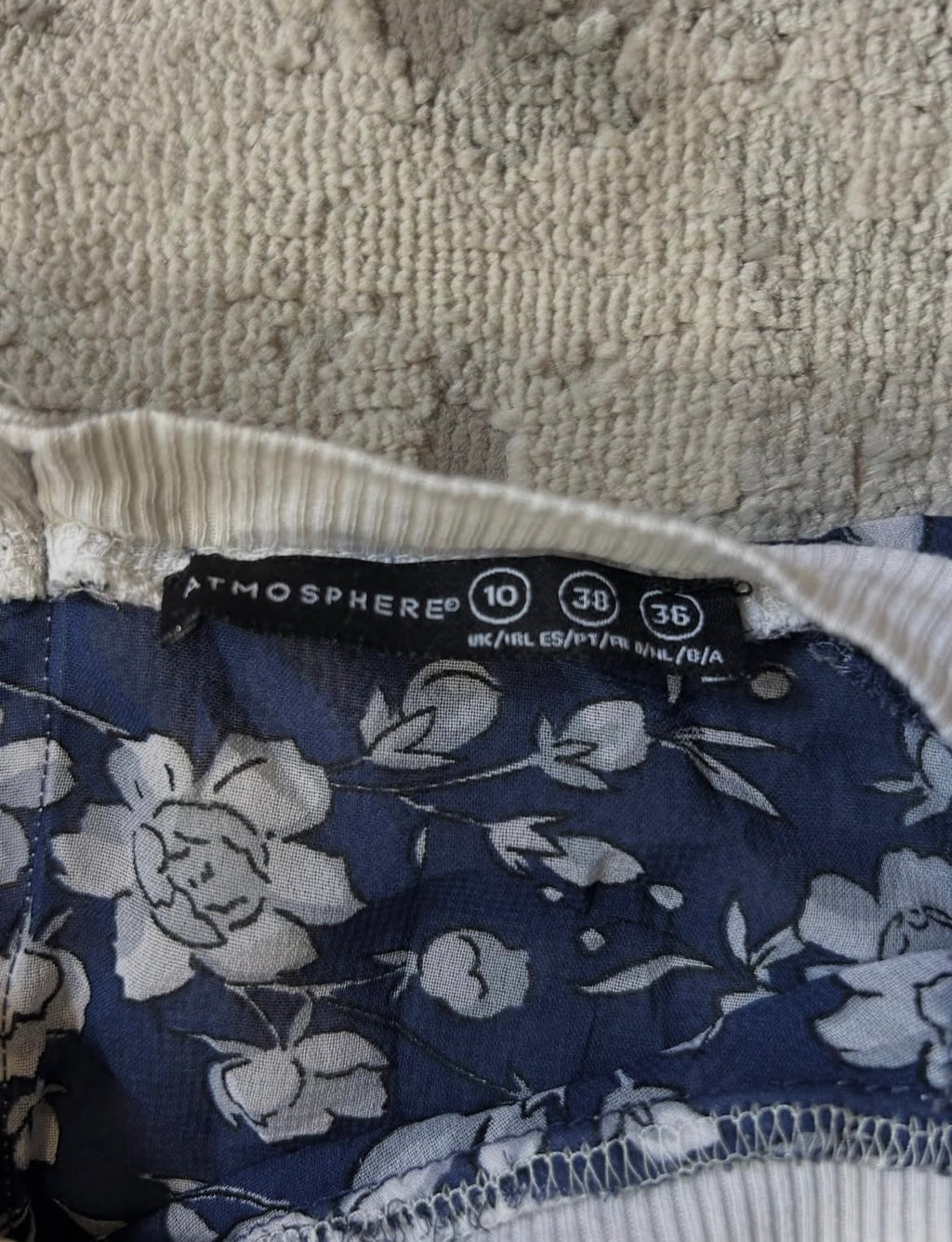 floral blouse, while lining