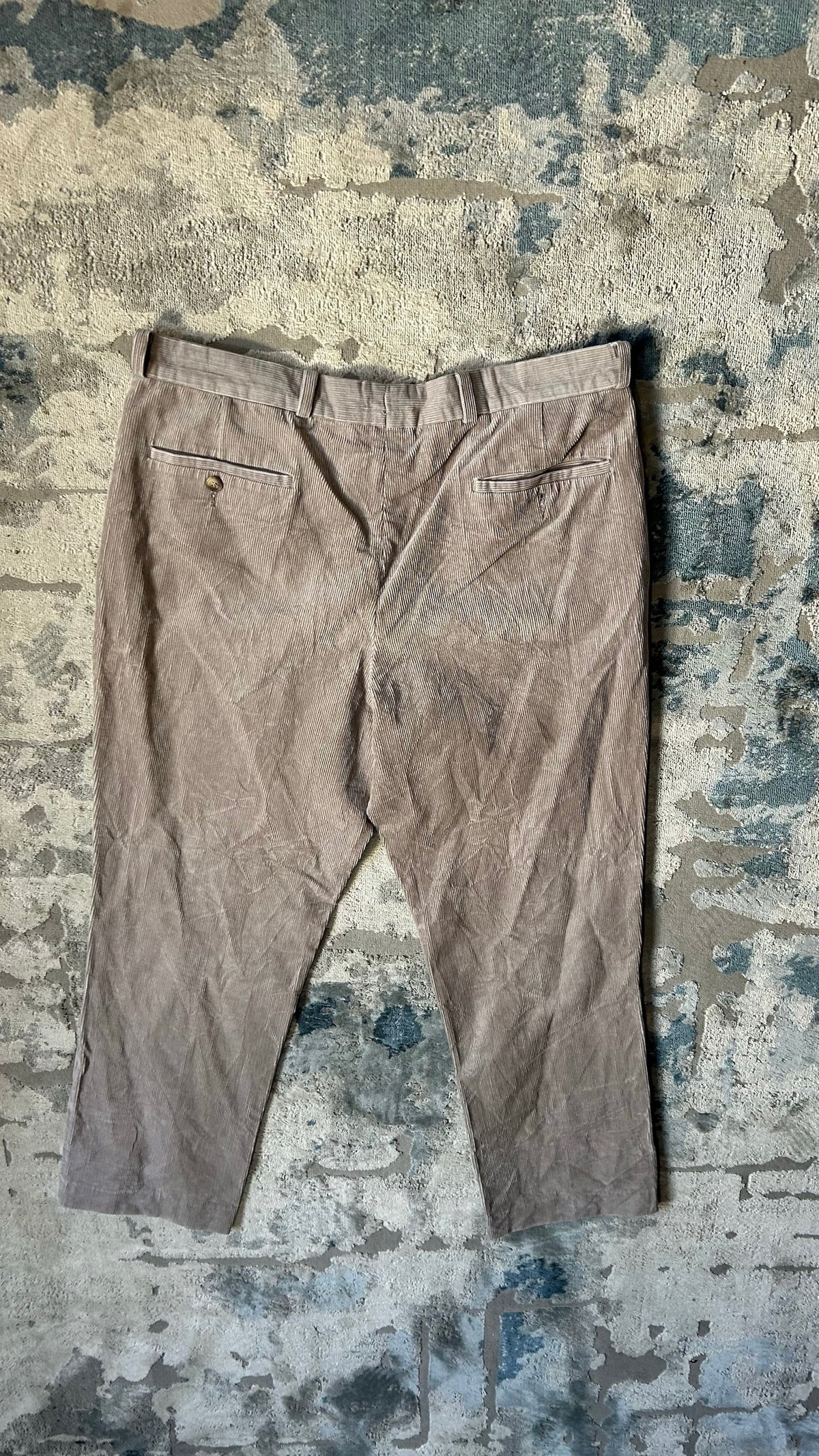 Beige vintage corduroy