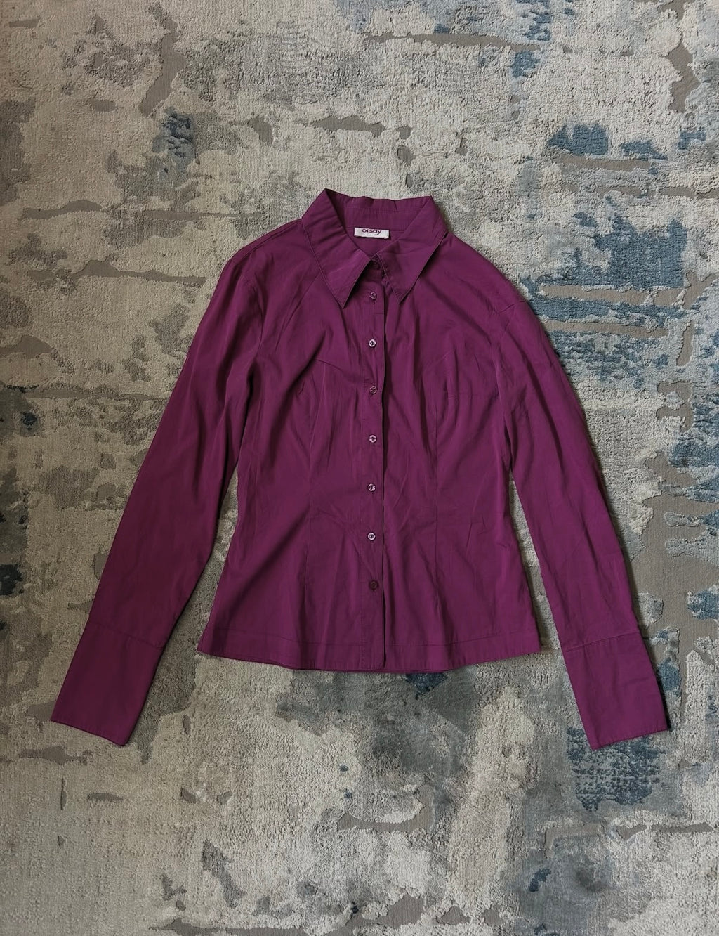 Orsay deep purple shirt / hemp