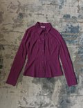 Orsay deep purple shirt / hemp