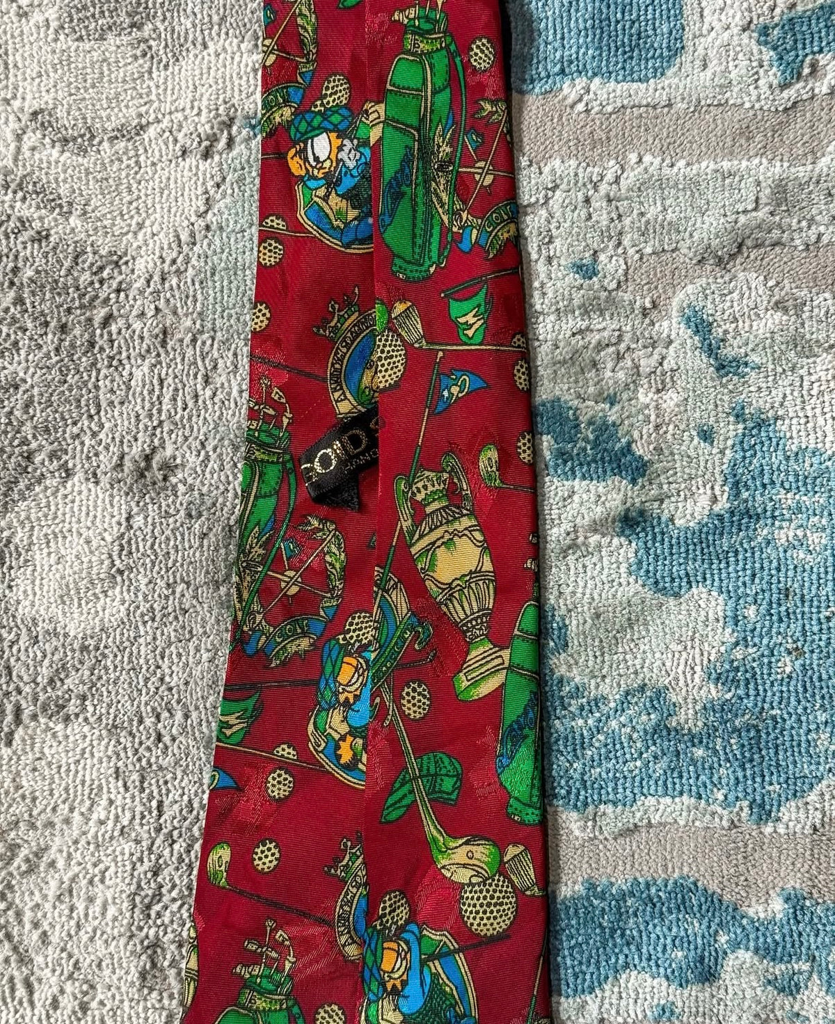 Garfield the golfer tie