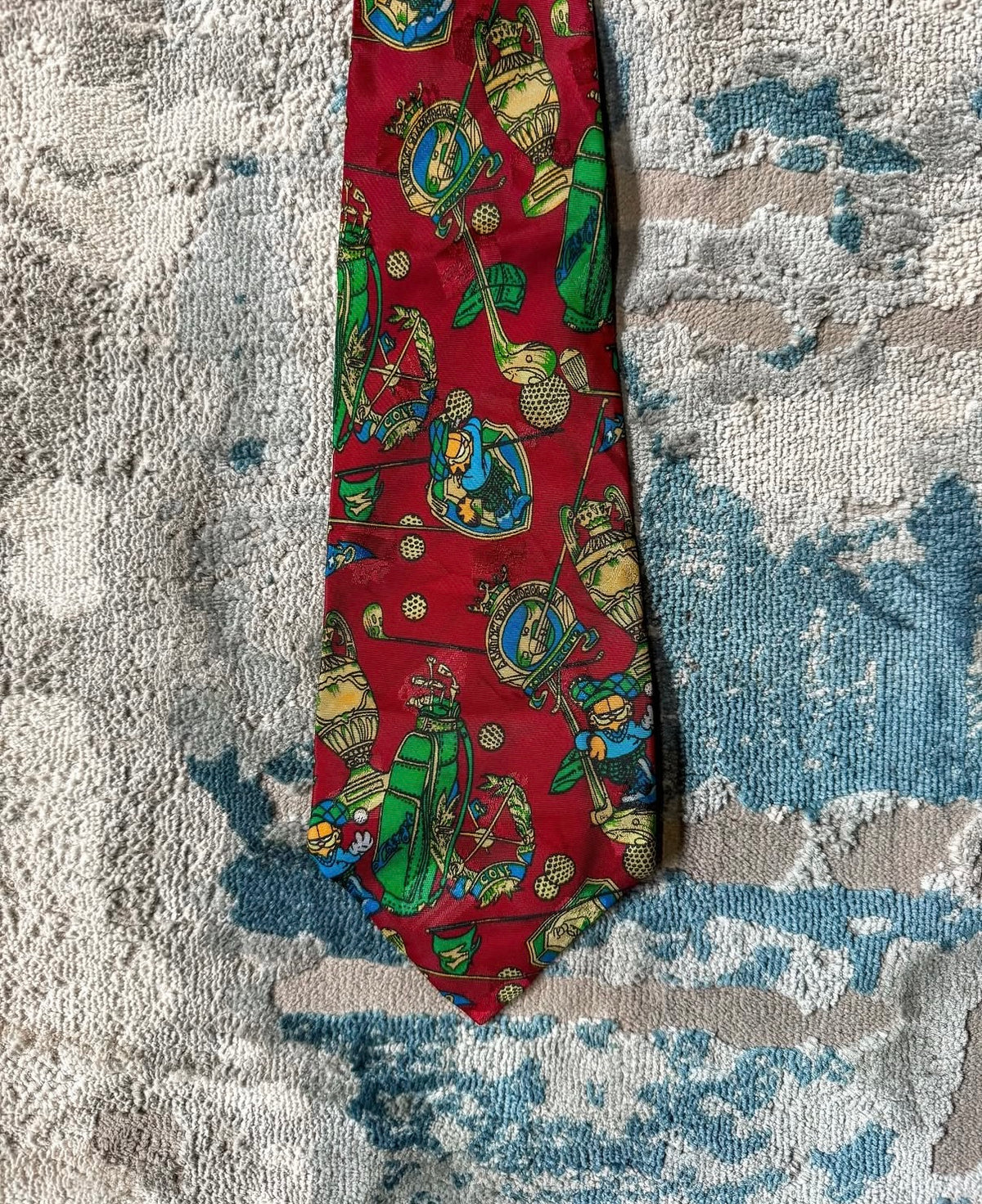 Garfield the golfer tie