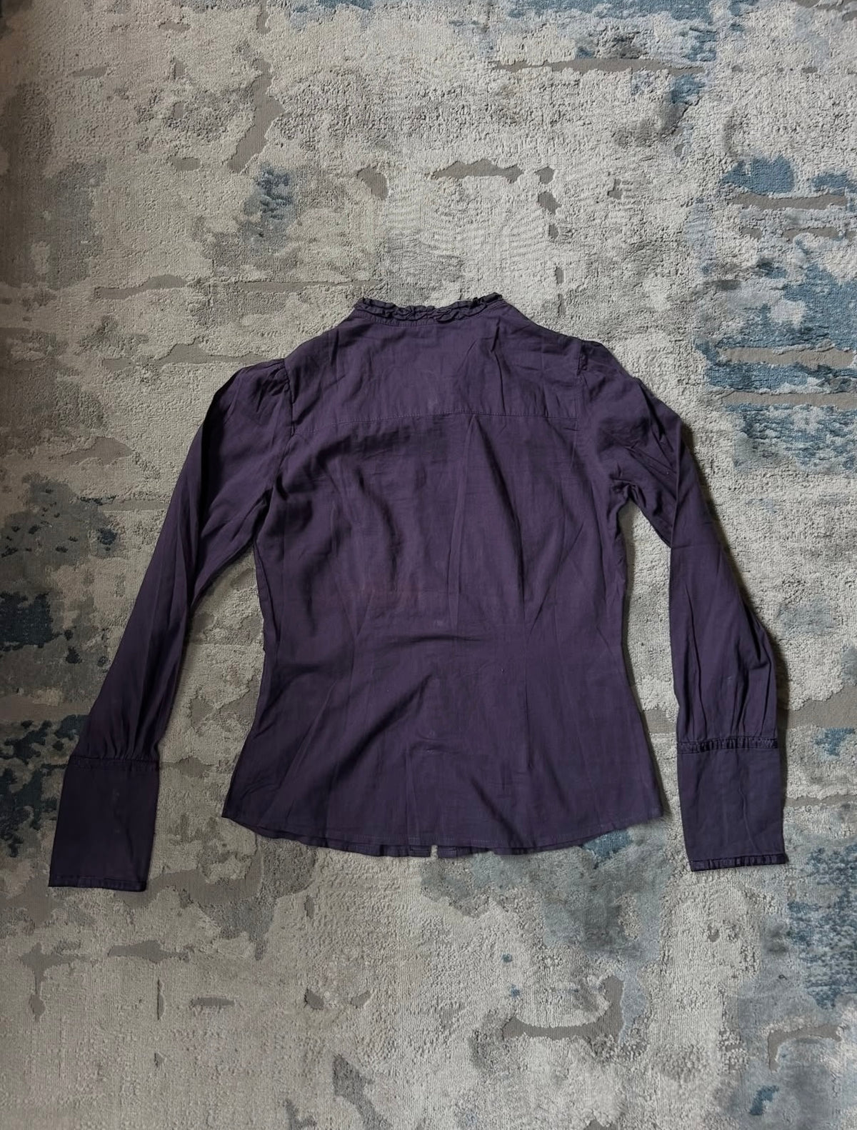 Mango ruffle blouse